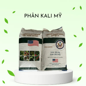 Phân bón SOP Mỹ Kali Sunfat nhập khẩu (K2SO4) Siêu Trắng - Tạo ngọt, kích thích đậu trái, đâm hoa nhanh