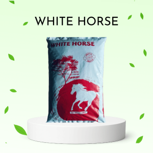 {CHÍNH HÃNG}PHÂN GÀ HỮU CƠ WHITE HORSE - BÓN LÓT KÍCH RỄ - NHẬP KHẨU HÀN QUỐC - BAO 20KG